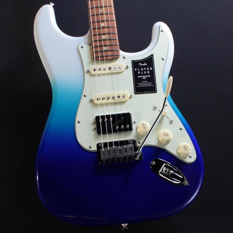 Fender MEX Player Plus Stratocaster HSS (Belair Blue/Pau Ferro)の画像